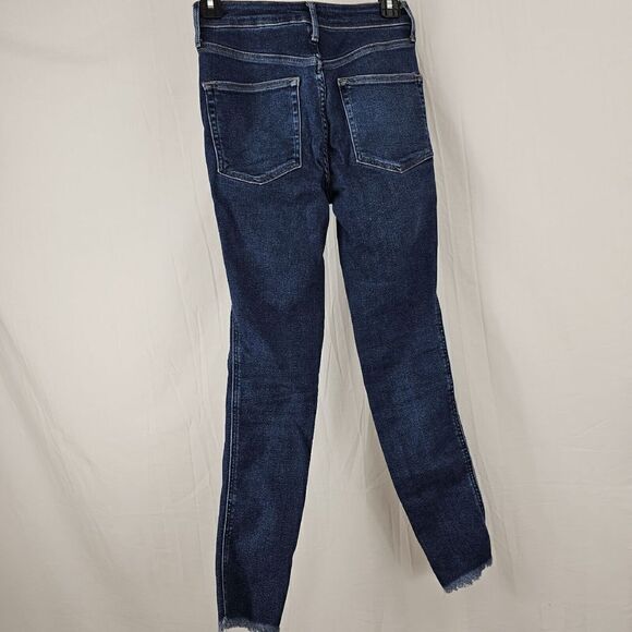 Free People Raw High Rise Jegging Womens Size 26 Deep Indigo - Picture 7 of 9